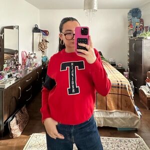 Varsity style knit Tommy Hilfiger shirt